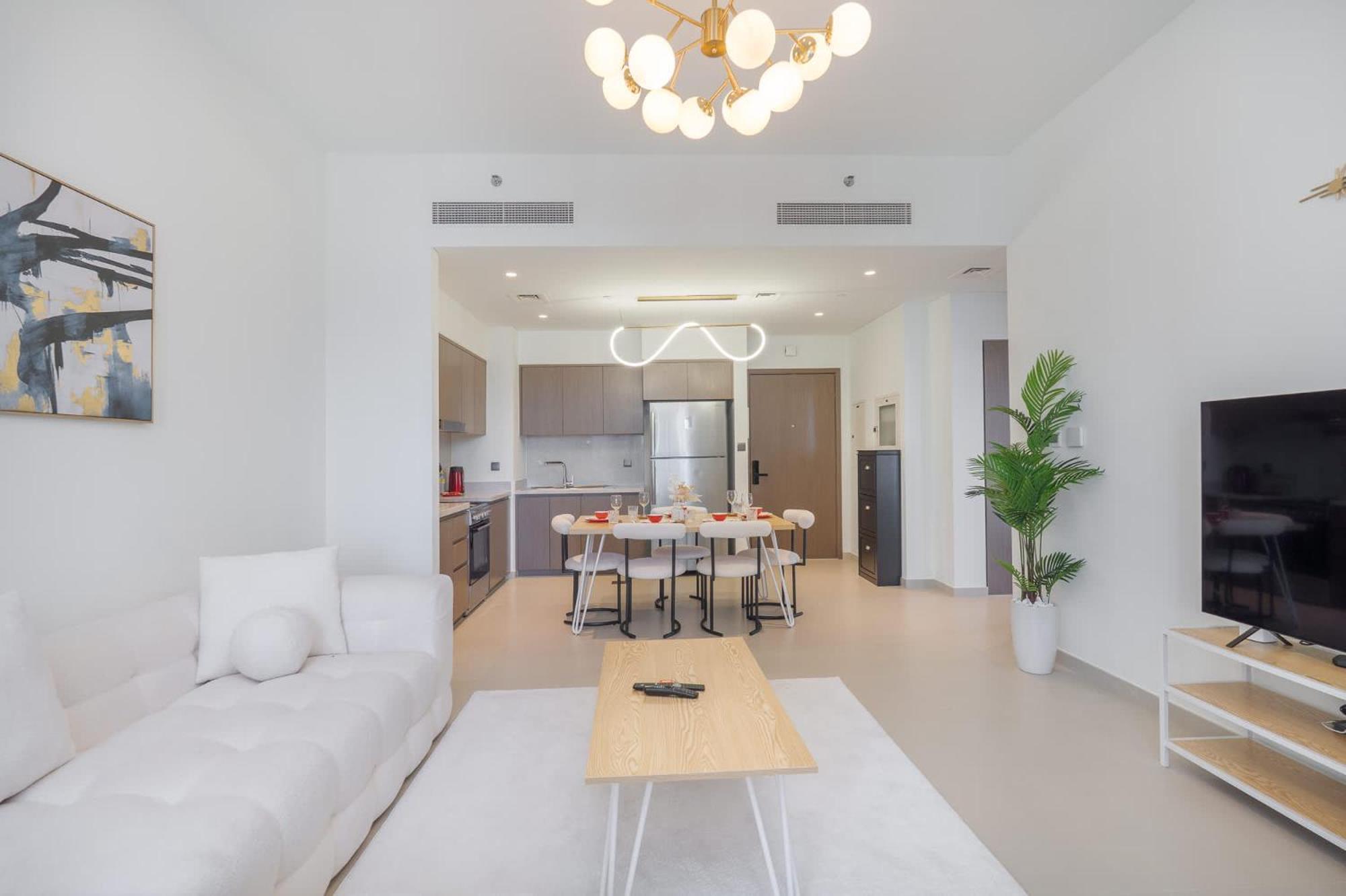 Apartment Full Luxury In 2 Bedroom With Skycraper Views